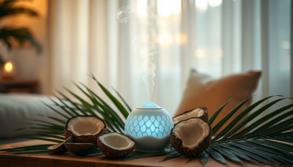 coconut essential oil aromatherapy