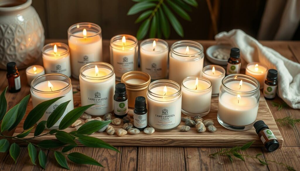 eco-friendly essential oil candles