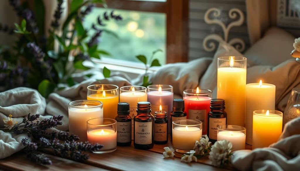 essential oil candles