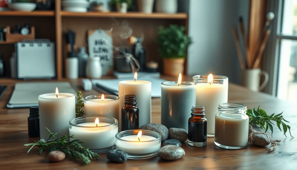 essential oil candles